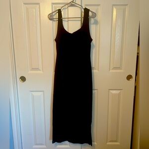 Black maxi dress